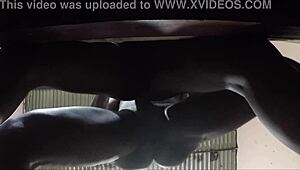 Hubby ripped my lingerie and filled ebony pussy with milk full vid 🔥💦