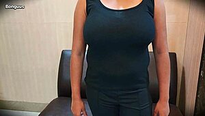 Hot Busty Latina Riya Natural Big Tits Audition Interview Office Sex Casting