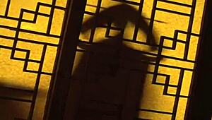 Korean Concubine Slave Kisses Big Tits in BDSM Softcore Sex