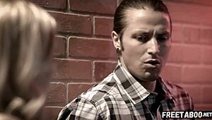 i spot blonde codi vore dancing in club now she's naked hairy creampie in hotel