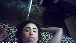 Skinny glasses model rips clothes for first-time missionary fuck against pornstar in backstage intergender sex match?