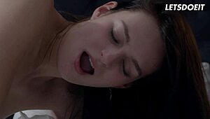 Big tits virgin czech teen dives into first lesbian pussy lick muff munch