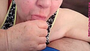 Chubby mature grannies cum hard in close-up licking and fucking compilation