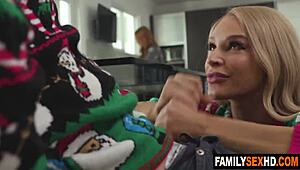 Stepdad's Secret Lust Ignites Forbidden Sex with Stepdaughter Behind Stepmom