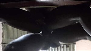 Hubby ripped my lingerie and filled ebony pussy with milk full vid 🔥💦