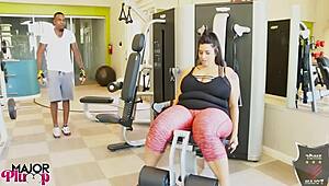 Sofia Rose Eyes Rome Major Gym Tease Turns Wild