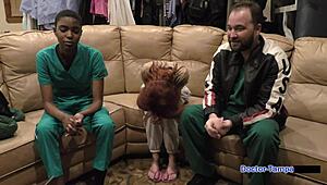 Dr Tampa pukul memek botak Jewel malam handcuff stranger