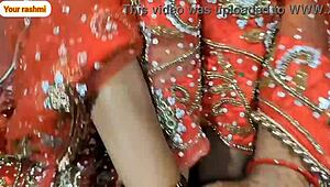 Indian Wife Takes Hardcore Wedding Night Anal Doggy