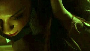 watching my bound lesbian slave finger her wet pussy to a massive orgasm 😈🔥💦