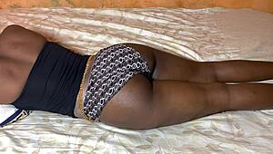 does that older friend stretch her big ass black teen pussy just right?