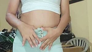 that rich white transexual's curves tease in crossdressing perfection