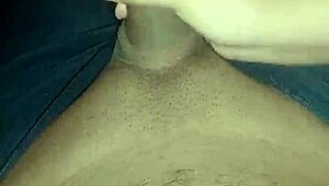 this babe jerks huge cock pov until massive cumshot explosion