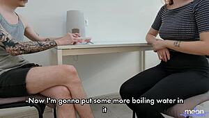no dinner for hubby means rough doggystyle spanking fuck