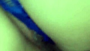 Colombian Bride Brunette Pushes Panties Aside For Deep Ass Fucking