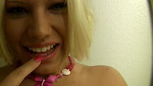 heather huntley fingers her wet pussy and pinches tits solo