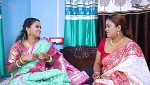 Two desi mallu bhabhis ride delivery boys monster cocks hardcore at home