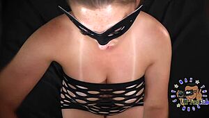 pov olivia juggs huge tits slut drops by lunch break for sloppy blowjob