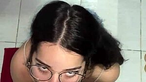 Debora Mendes Gives Sloppy POV Deepthroat to Monster Cock Before Facial Cumshot!