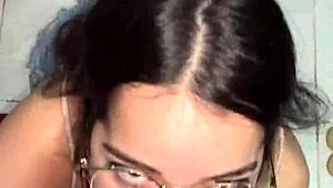 Debora Mendes Gives Sloppy POV Deepthroat to Monster Cock Before Facial Cumshot!