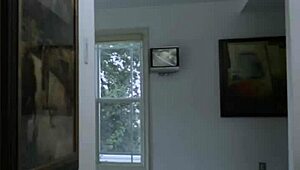 tattooed teen babe grinds pussy on stepmom in hot tribbing