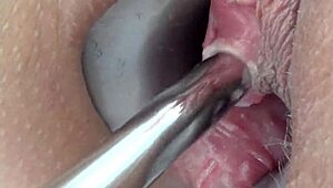 Mature Japanese milf faces German electro shock torment in pee hole drinks piss