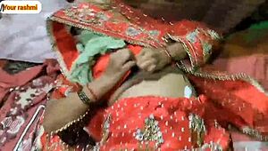 Indian Wife Takes Hardcore Wedding Night Anal Doggy