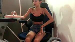 sexy latina college psychologist cant resist my big cock fucks her tight pussy full story