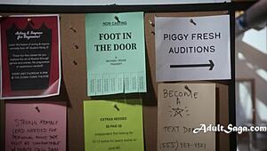 Alison Rey Desperately Licks Michael Vegas Cock and Toes During Tense Casting Callback Interview