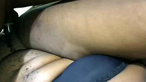 my ebony chubby girlfriend demands rough black cock creampie ride