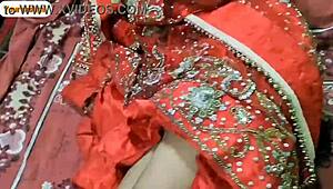 Indian Wife Takes Hardcore Wedding Night Anal Doggy