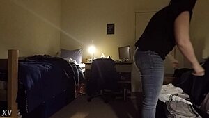 Busty milf caught on cam with huge tits jiggling 🔥 please comment below!