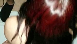 Submissive Cheating Wife Sucks Neighbor Cock Behind Husband