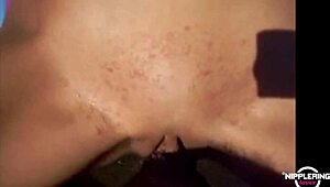 Nippleringlover's Pierced Nipples Throb with Horny Outdoor Sea Pounding by Beach