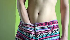 moaning teen strips and fingers shaved pussy teasing which poses make you wanna fuck me