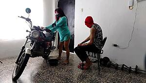 innocent neighbor shocks him with her wild side