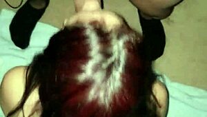 Submissive Cheating Wife Sucks Neighbor Cock Behind Husband