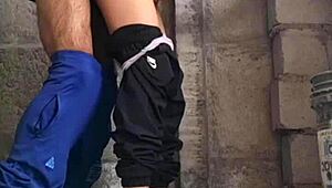 University Escape for Secret Latina Stepsister Outdoor Fuck