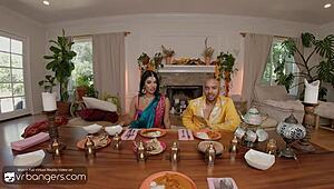 hey indian wife, suck my big cock deep while hubby watches? you moan cheating on him now