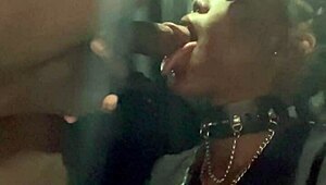 wanna train this petite ebony's throat with monster bbc face fucking till cum?