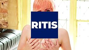 blue haired student tempts her teacher into secret classroom fun