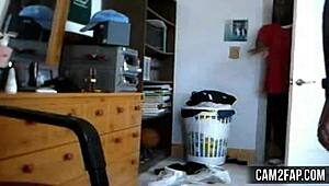 Young Horny Ebony Teen Rips Clothes for Free Pussy Exposure