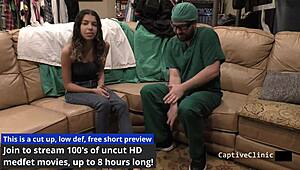 Nurse Aria Nicole Craves Patient's Shaved Pussy POV!