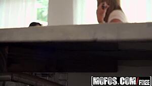 Petite Sadie Pop Teases In Steamy Latina Bang Tape