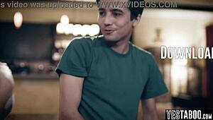 horny young 18+ stepson and mature stepdad double team big tits milf stepmom with cocks