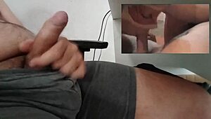 Cuckold Husband Cums Fantasizing Monster Cocks of Hot Guys