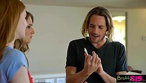 Stepsisters Valentine's Cookie S17E4 - Cute Redhead Whore Deepthroats Monster Cock!