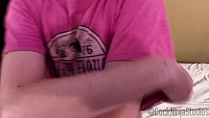 Step bro and sis jerk off together! layne larson cock ninja taboo preview explodes