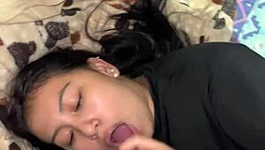 waking up my stepsis for a steamy morning fuck session