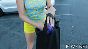 Zoe Foxx slurps cock rough in hardcore pov blowjob