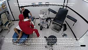 Melany Lopez endures lesbian nurse torment with toys vibrator handcuffs heels and screaming in hospital